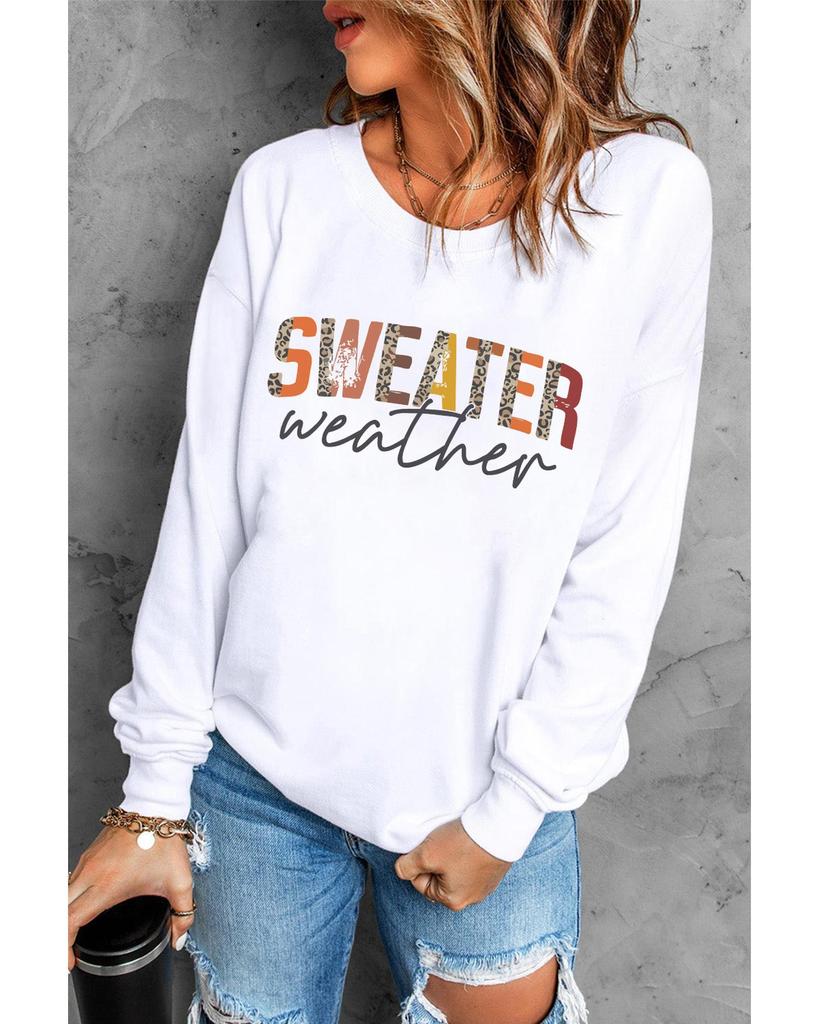 Azura Exchange Sweater Weather Monogram Sweatshirt