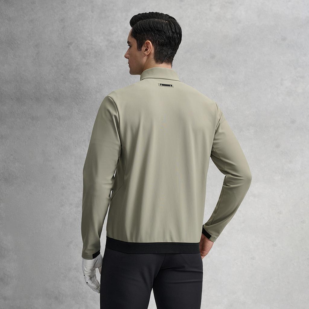 Fila Golf Jacket Men's Feather Gray Green A11M615501FGN