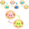 Adorable Double-sided Flip Reversible Octopus Plush Toy For Kids With Soft Texture