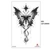 Black Butterfly Owl Sunflower Set Water Transfer Simulation Temporary Tattoo Sticker