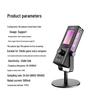 Private Mold USB Condenser Microphone with RGB Lighting – Ideal for Live Streaming, Recording, Noise Reduction, Gaming Commentary, and Esports.