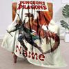 Dungeons And Dragons Customize Your Name Blanket Warm Comfortable And Soft Blankets Are Suitable For Home Chairs Office Sofas Sofas Office Camping And