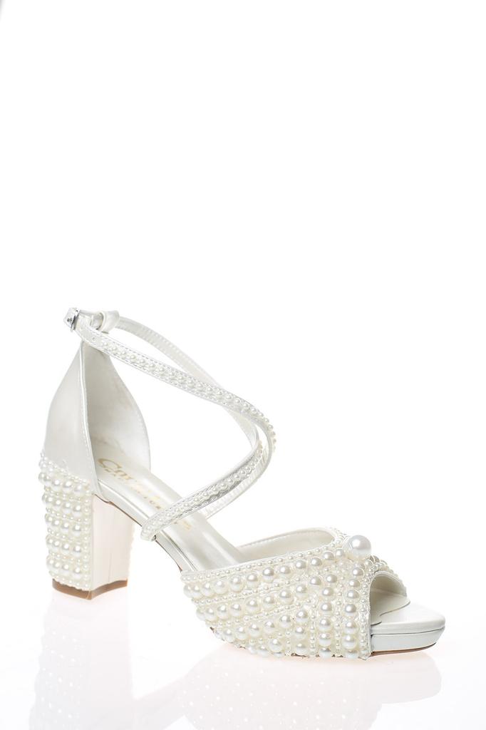 Damenmode-Perlenstein-bestickte Brautschuhe für Party