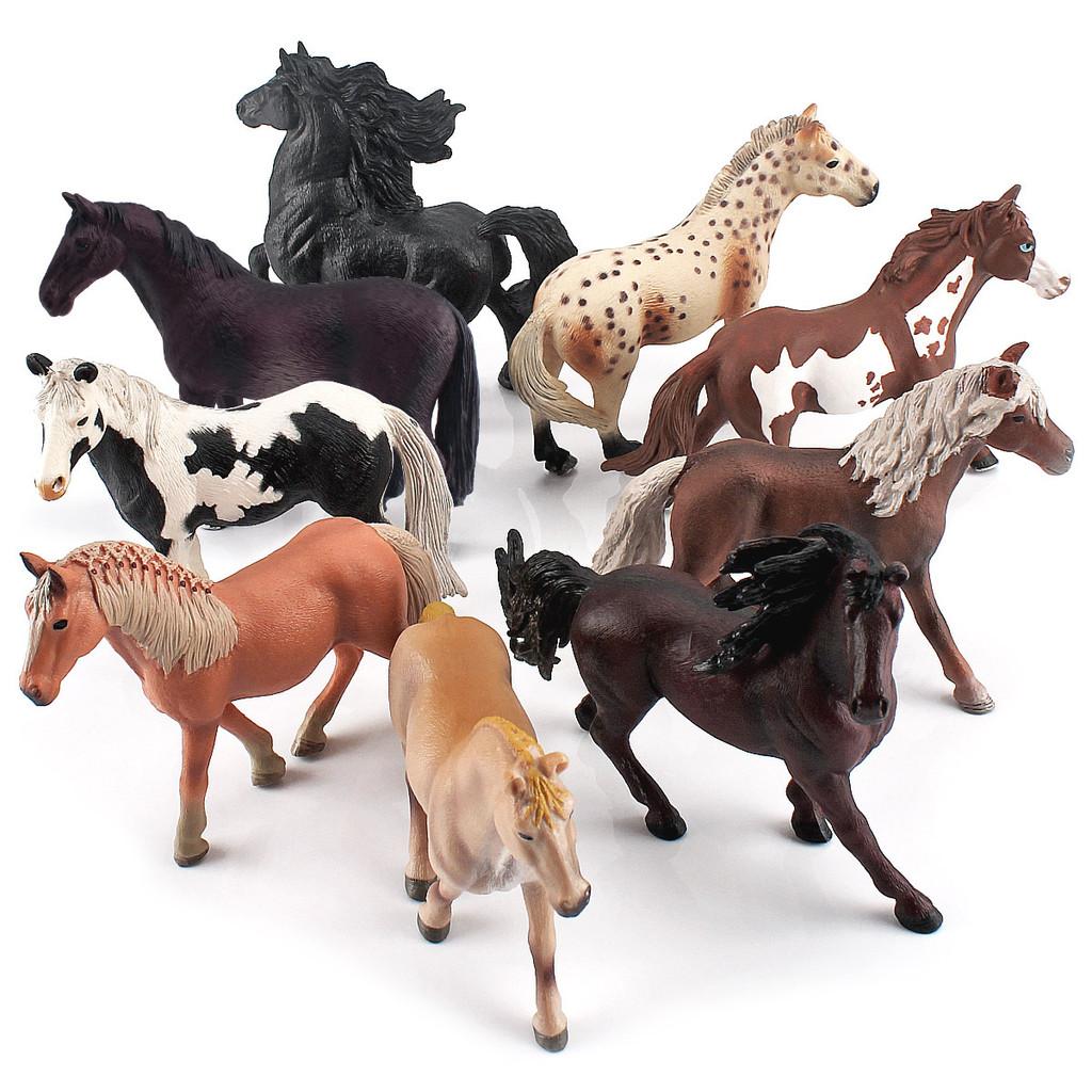 Simulated Steed Horse Pvc Model Collectible Figurine For Kids And Animal Enthusiasts