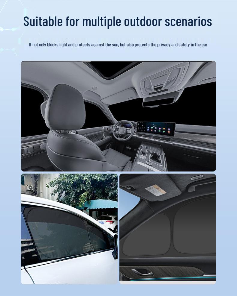 Sunshade Heat Insulation for Great Wall ORA 5 - Car Window Sun Protection & Privacy