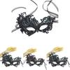 Princess Themed Costume Mask With Handcrafted Lace And Sparkling Details For Parties
