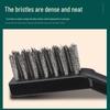 Steel Wire Brush for Industrial Rust Removal - Mini Copper & Stainless Steel Hard Bristle Cleaning Brush.