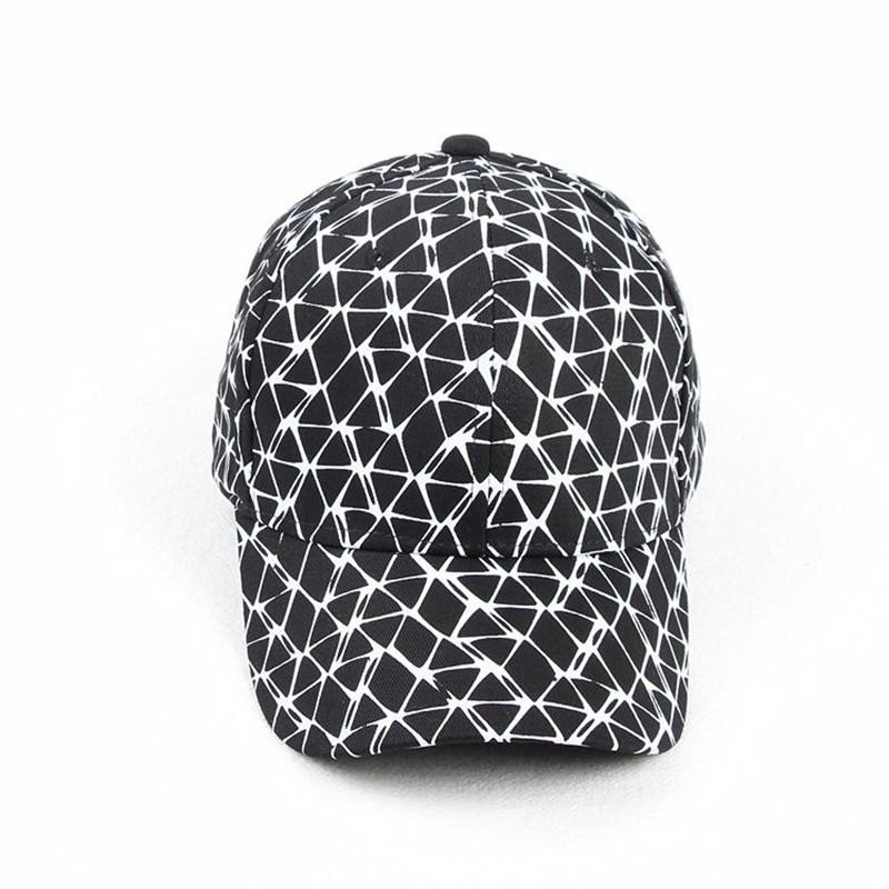 Four Seasons Cotton Plaid Line Casquette Baseball Cap Adjustable Snapback Hats for Men and Women 178