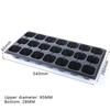 60g/6 Packages Of Seedling Tray Planting Tray Porous Box To Deepen The Balcony Seedling Cutting Vegetables Thickened Hole Tray