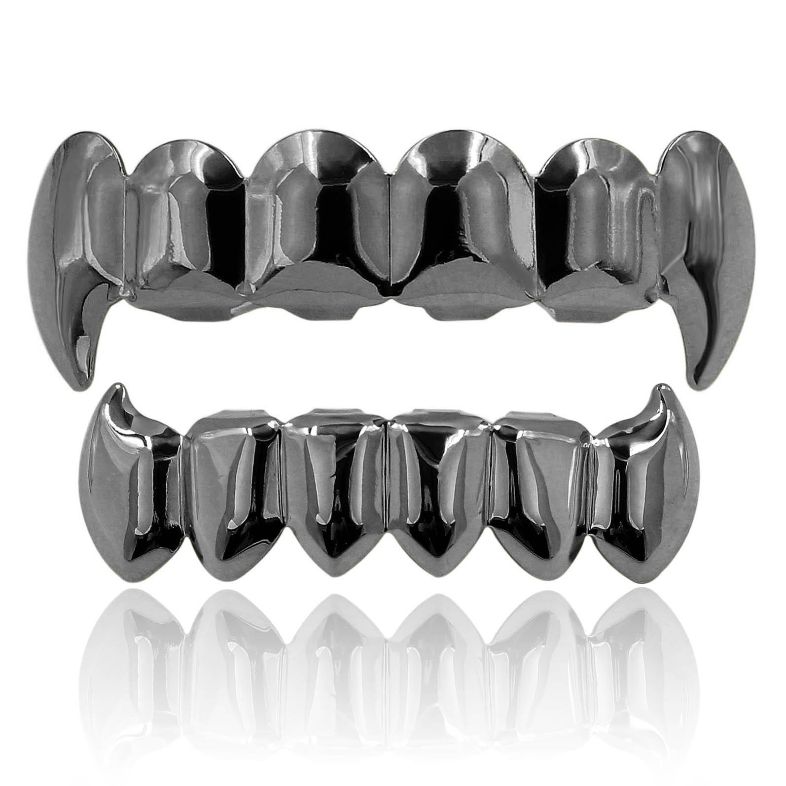 

Популярные на Хэллоуин Хип-хоп Золотые Вампирские Клыки Гриллзы