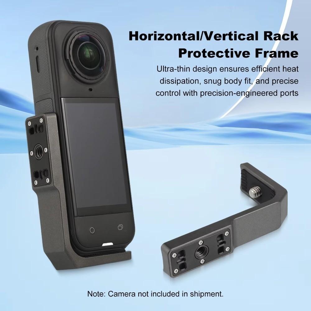 Quick Release Camera Vertically Bracket Camera Protective Frame for Insta360X5/X4/X3 Vlogging