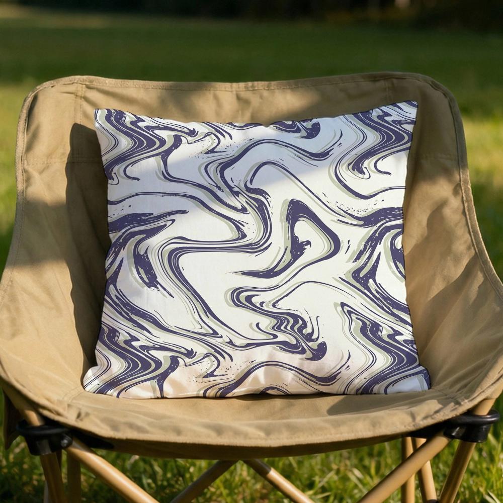 soft water ripple Cushion Cover Soft Reversible Durable Pillow Cover MultiScene Use for Home Car Daily Comfort
