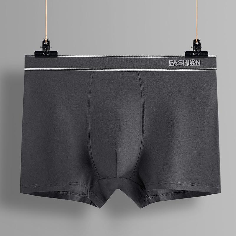 Мужское нижнее белье из чистого хлопка 3D Мужское нижнее белье из чистого хлопка, Мужские бесшовные боксеры с принтом L