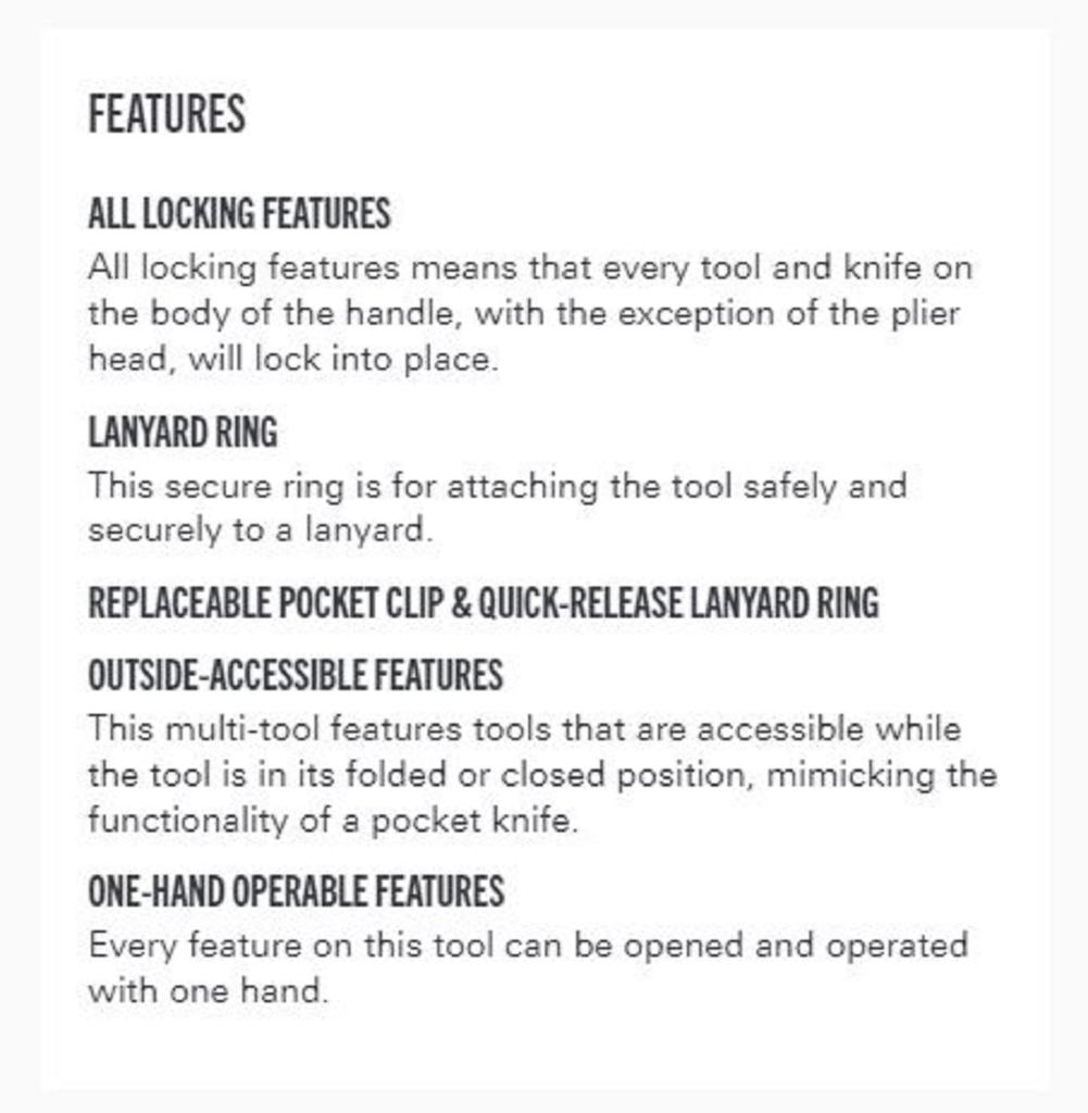 Leatherman YL832638 FREE P2 Multi Tool 12 Functions (6609)