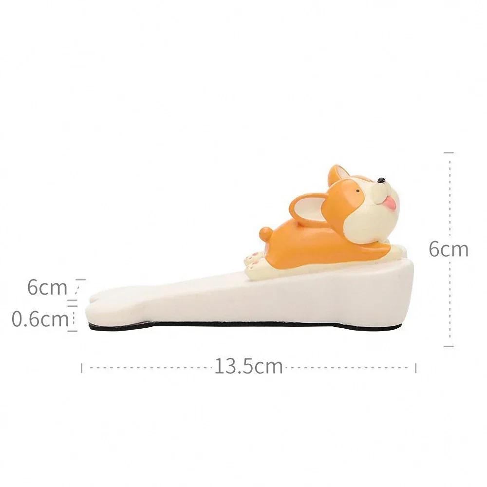 Silicone Door Stop Cartoon Animal Safety Stoppers Block Wedge Doorstops Home Office Door Rear Retainer Anti-collision Stop