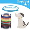 16pcs Breathable Puppy Collars Adjustable Whelping Collars Newborn Puppy Collars  Newborn Pets