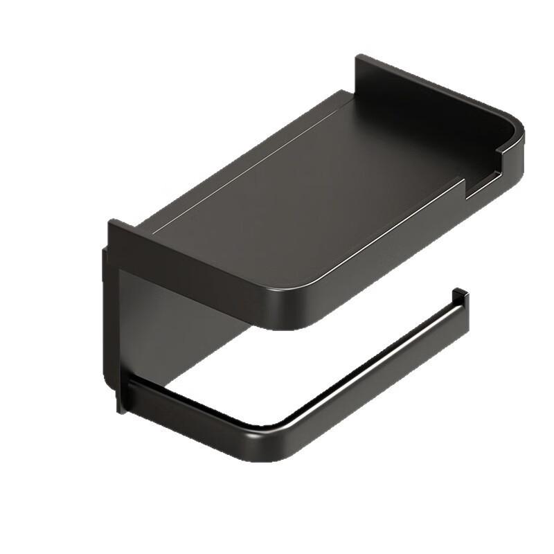 Miflame Wall-Mounted Toilet Paper Holder with Storage Shelf