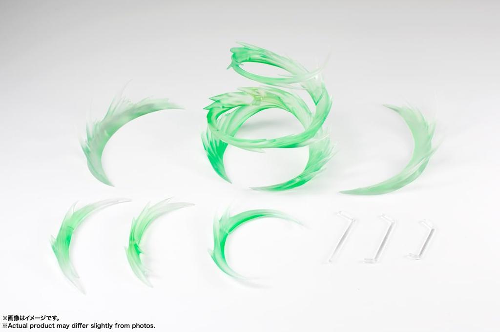 TAMASHII NATIONS Tamashii EFFECT WIND Green for Painted Finished Figure Ver. S.H.Figuarts Non-scale ABS&PVC