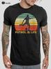 Fotboll Är Livet T-shirts För Kvinnor Eller Män Fotboll Rolig Fotbollsälskare Vintage T-Shirt