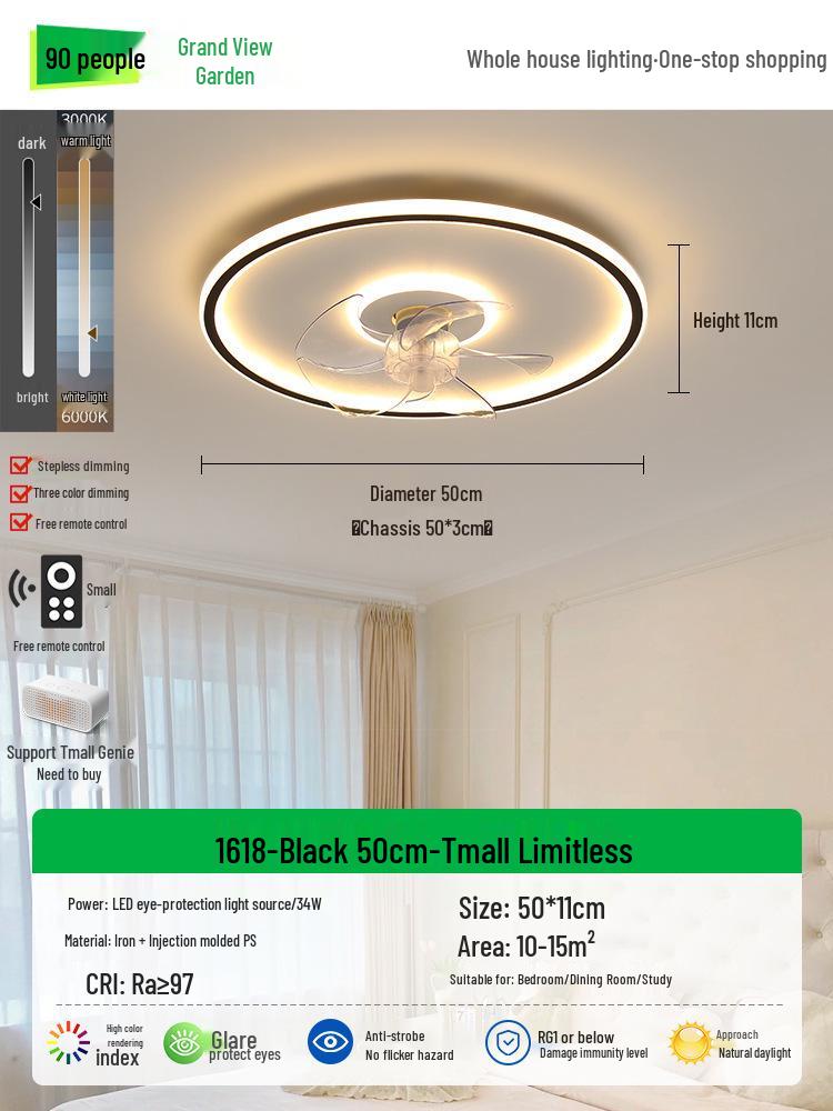 Cloud Lamp for Children's Room - Nordic Ceiling Fan Lamp
