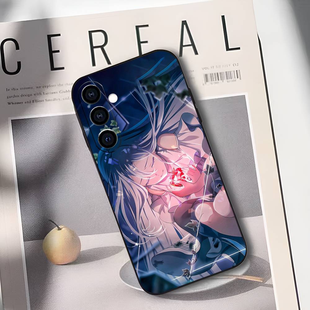 Kanade Yoisaki P-Project S-SEKAI Phone Case For Samsung Galaxy A73,A72,A71,A70,A53,A52,A51,Soft Silicone Black Cover