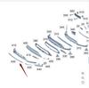 Front Bumper Bright Strip for Mercedes-Benz W253 GLC260