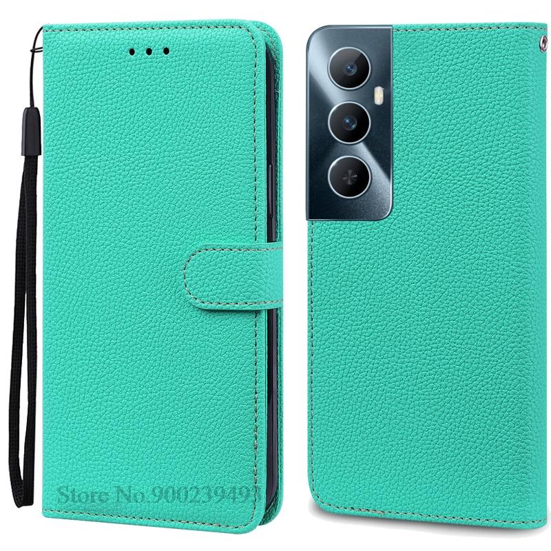 Per Realme C65 Custodia Portafoglio in Pelle con Patta Custodia per Telefono Per Realme C65 4G Coque Fundas Per Oppo Realme C65 Custodia per Telefono