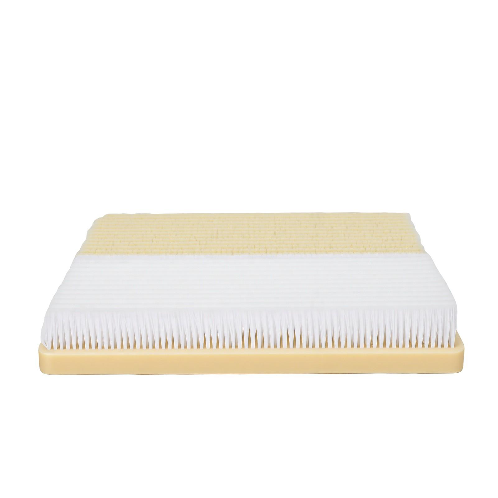 Bunker Mat met Draaggreep Twee Zanddieptes Hoge Dichtheid Draagbare Zandval Oefenmat beige