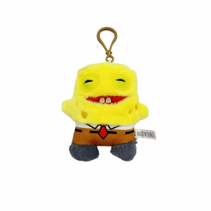 Fuggler Ugly Monsters Original Teeth Plush Toys Gap-Toothed Spongebob Eyed Leopard Print Plush Keychain Pendant Hot Gifts