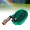 PVC Garden Watering Hose Bidirectional Quick Connector 15m Length Flexible Flat Soaking Hose