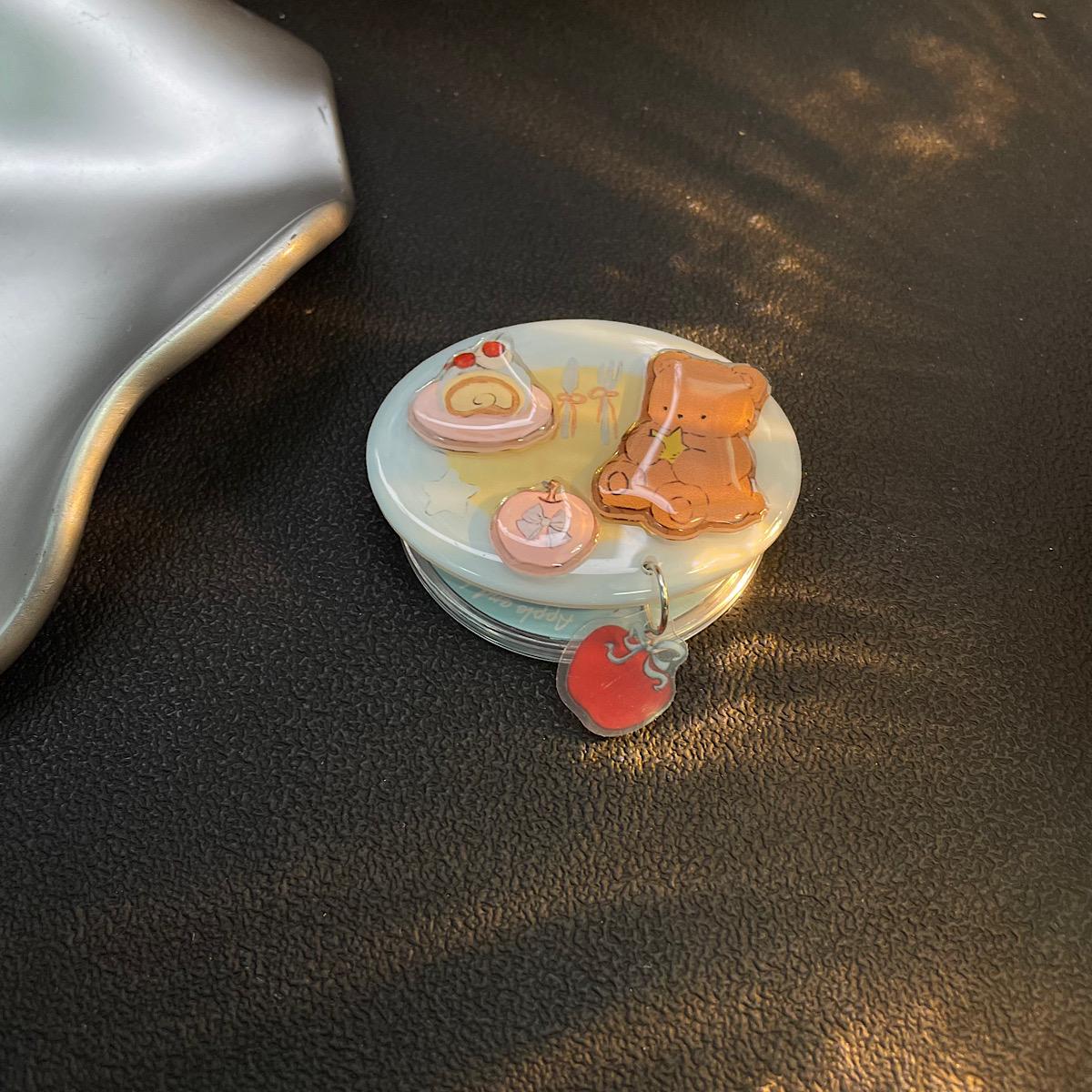 

Cute 3D Bear Pendant Magsafe Magnetic Phone Stand Extendable Foldable Strong Air Cushion for Women