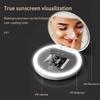 Compact Mirror with UV Camera for Sunscreen Test Pocket Size Handheld