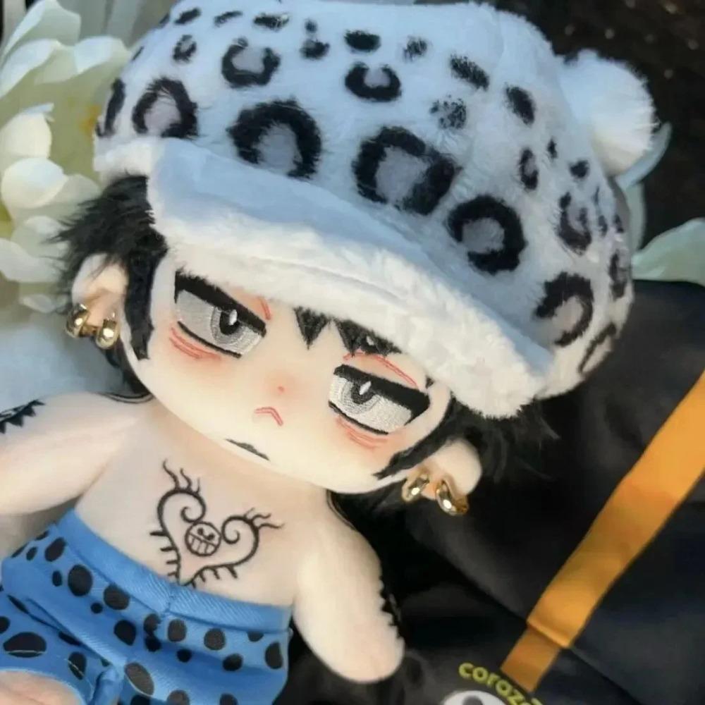 20cm Anime Role Trafalgar D Water Law Cosplay Plush Stuffed Doll Body Cartoon Dress Up Plushie Pillow Toys Figures Giftelysia co