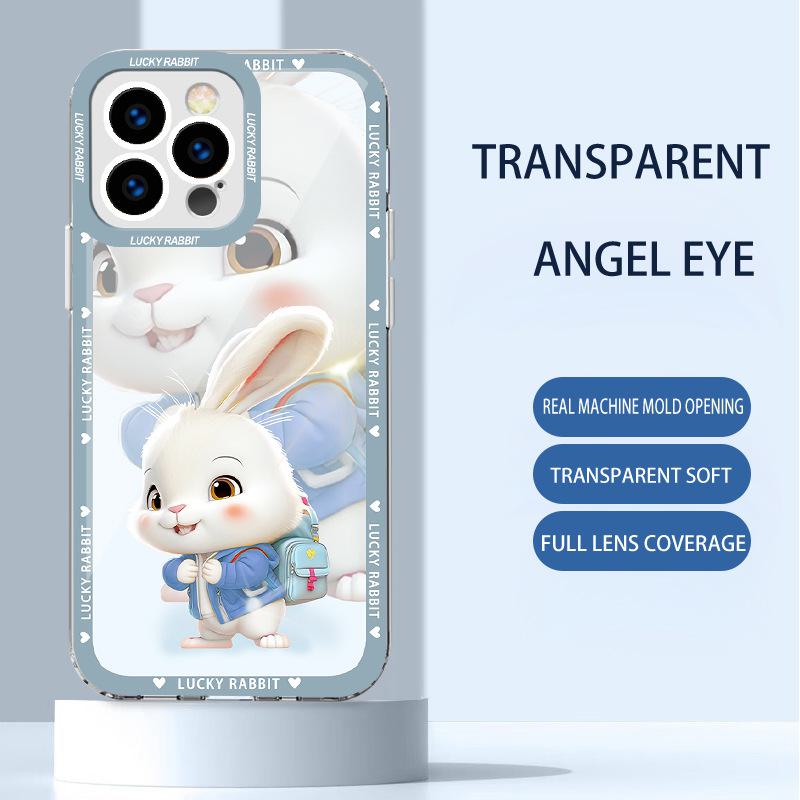 

Рюкзак-куртка Cartoon Rabbit для Apple 13/14/15 и 11Pro Plus Прозрачный Max iPhone 14