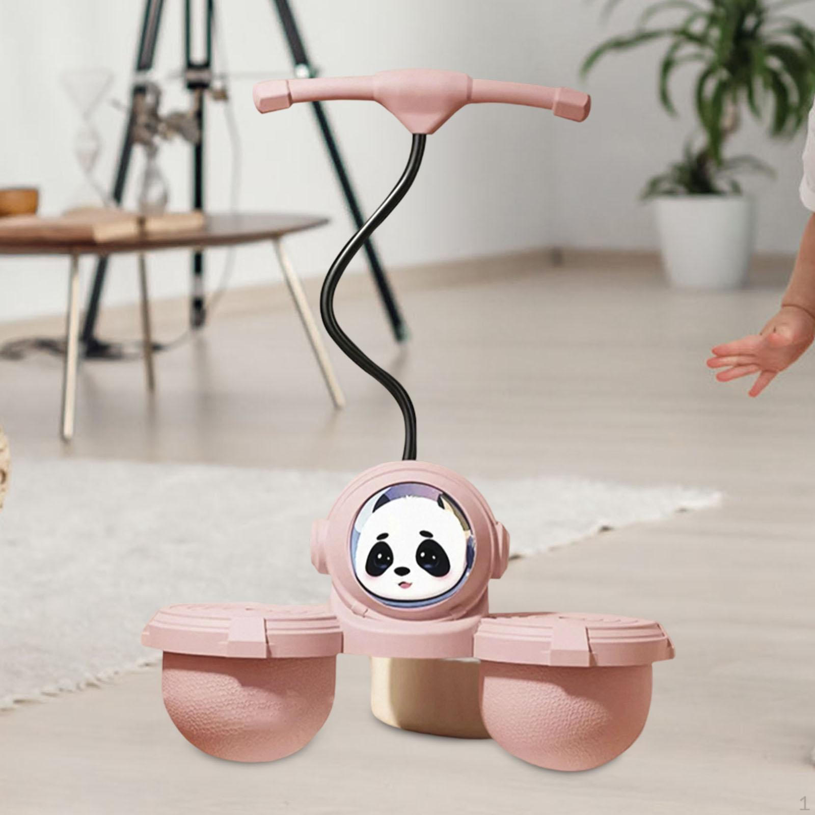 Пого-болл Балансировочная доска для прыжков Подарок на день рождения Игрушка для прыжков для детей Игры Тренировка розовый