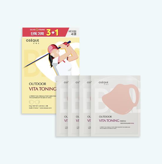 

OSEQUE Outdoor Vita Toning Patch Buddy Type 3 Sheets (+1 Sheet Free)