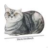 Cat Design Throw Pillow for Car Sofa Bedroom Decorative Use