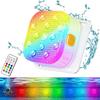 Pool Lights,Rechargeable Submersible LED with Remote, IP68 Waterproof,16 Colors Tub Pool Lights for Pool Party Decoration