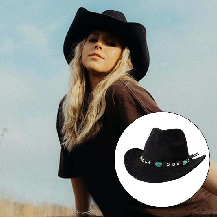 Western Cowgirl Hat Cowboy Hats for Adventurous Individuals Outdoor Activities