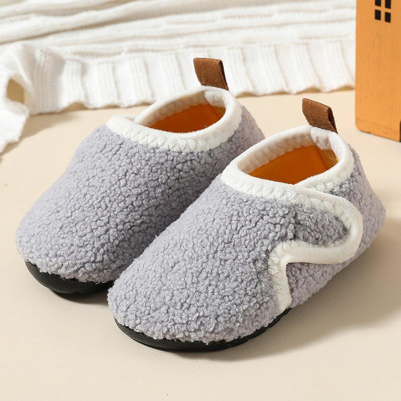 Chaussons d'intérieur d'hiver doublés de peluche pour femme - Pantoufles à enfiler douces doublées de peluche avec , Doublure intérieure douillette en peluche toutes saisons, Chaussures d'intérieur décontractées