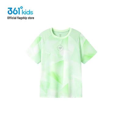361 Degrees Boys' Ice-Cool Quick-Dry Short Sleeve T-Shirt K52521213