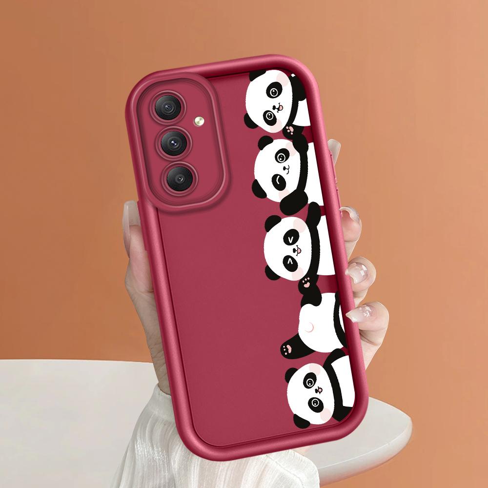 

Мягкий силиконовый квадратный чехол с рисунком лестницы для телефона, полное покрытие, противоударный защитный резиновый чехол для камеры для Samsung Samsung A03S темно-красного