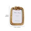Creative Iron Wire Knot Decor Photo Frame, Resin Material Frame for Desktop Cozy Photo Display, Suitable for Home Photo Decoration