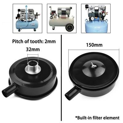 Filtre silencieux d'admission pour compresseur d'air, pièces de rechange de 150 mm