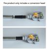 Set of 2 Vacuum Cleaner Hose Adapter Easy to Use Vacuum Cleaner Conversion Vacuum Hose Reducers ABS Texture Hose Coupler