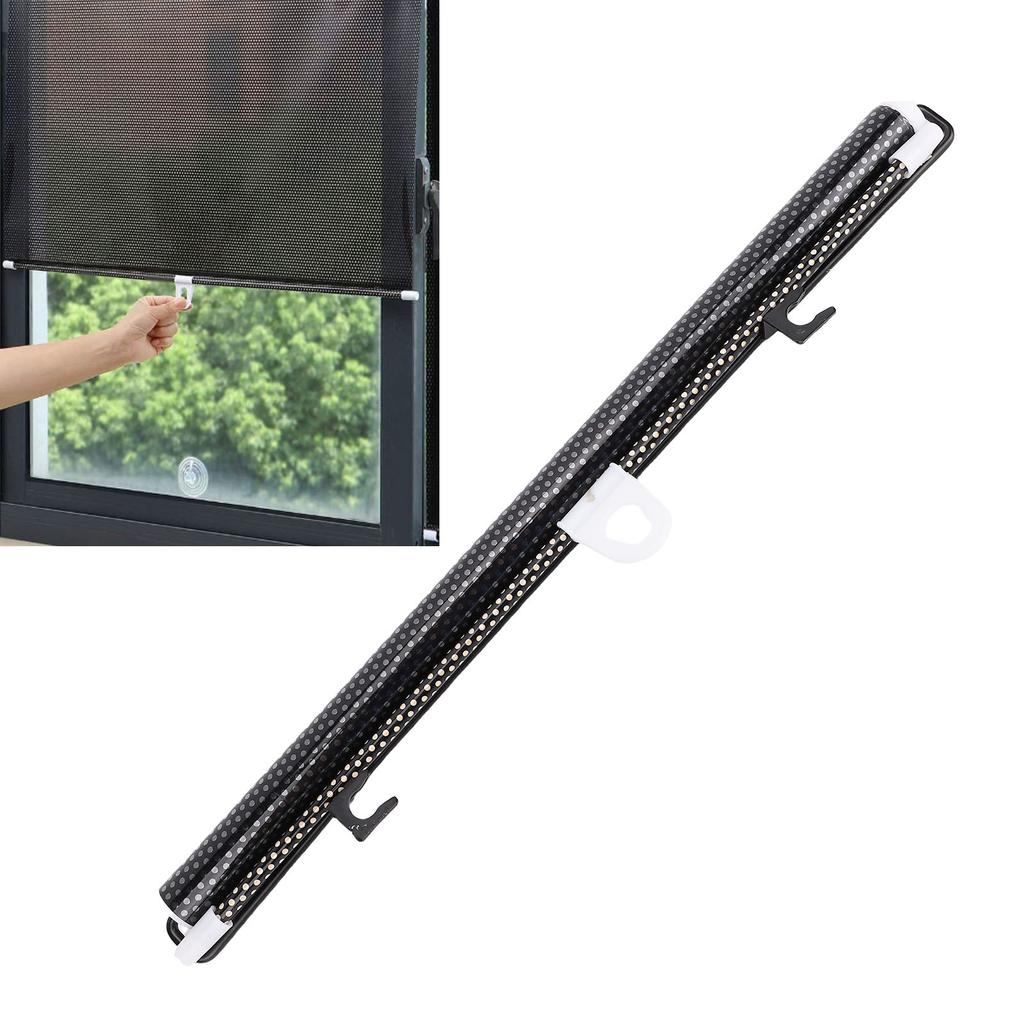 Auto Retractable Roller Sun Shade Block Strong Sunlight Car Sun Shade with 3 Suction Cups for Car Window
