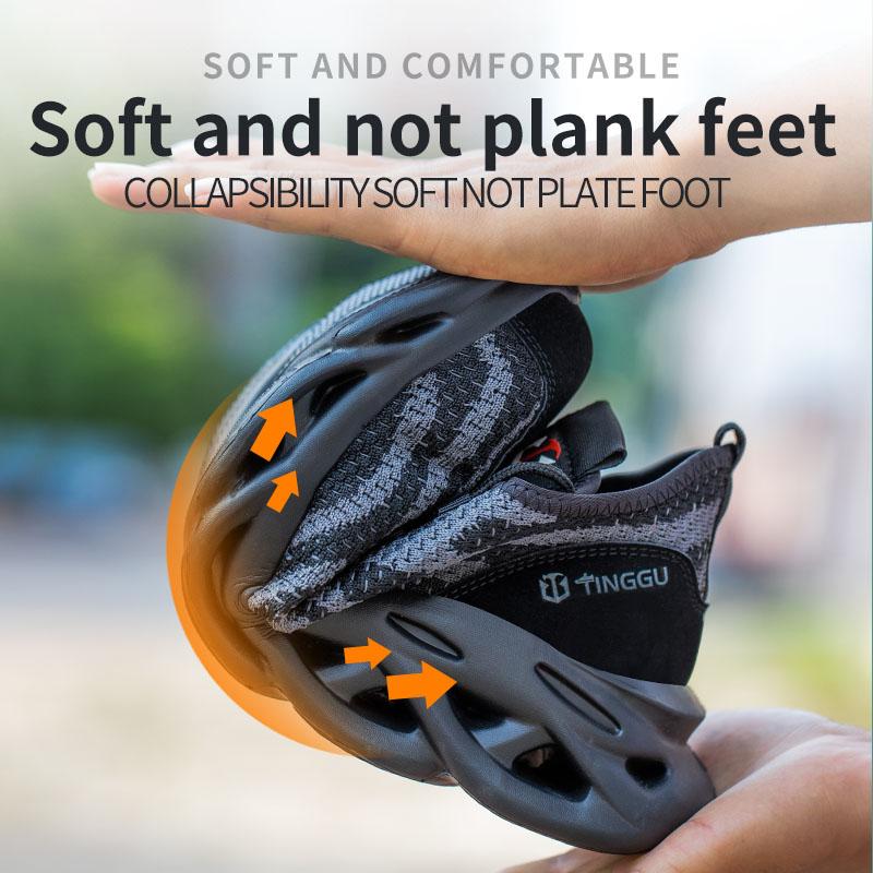 Work Sneaker Men's Indestructible Steel Toe Work Shoes Safety Boots Man Shoes Anti-puncture Working Shoes For Men Dropshipping