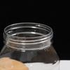 900 ml durchsichtige Vorratsgläser mit weiter Öffnung für Tierfutter, luftdichte Deckel für Nüsse, Süßigkeiten, Snacks, Speisekammer-Organisation