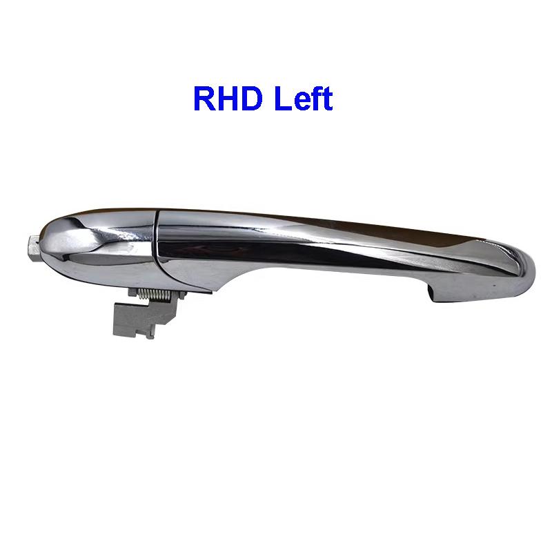 LHD/RHD Chrome Car Outside Door Handle Exterior Handles Left Right 1 Pc for Fiat 500 500C 2007-2018 68069943AC 68069942AB