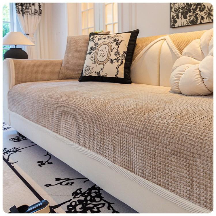 

Strictly Selected Chenille Sofa Cushion Light Luxury High-End Four-Season Universal Sofa Cover New Popular Backrest Cover Cloth Towel 70*70cm